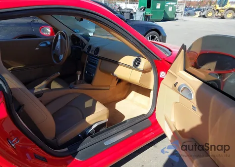 2007 Porsche Cayman из США, поврежденный, VIN WP0AA29807U762852